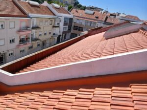 Limpeza de telhados com biocida antifúngico