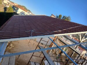 Substituição dos telhados de casas