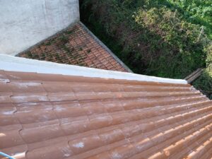 Substituição de telhados com pintura