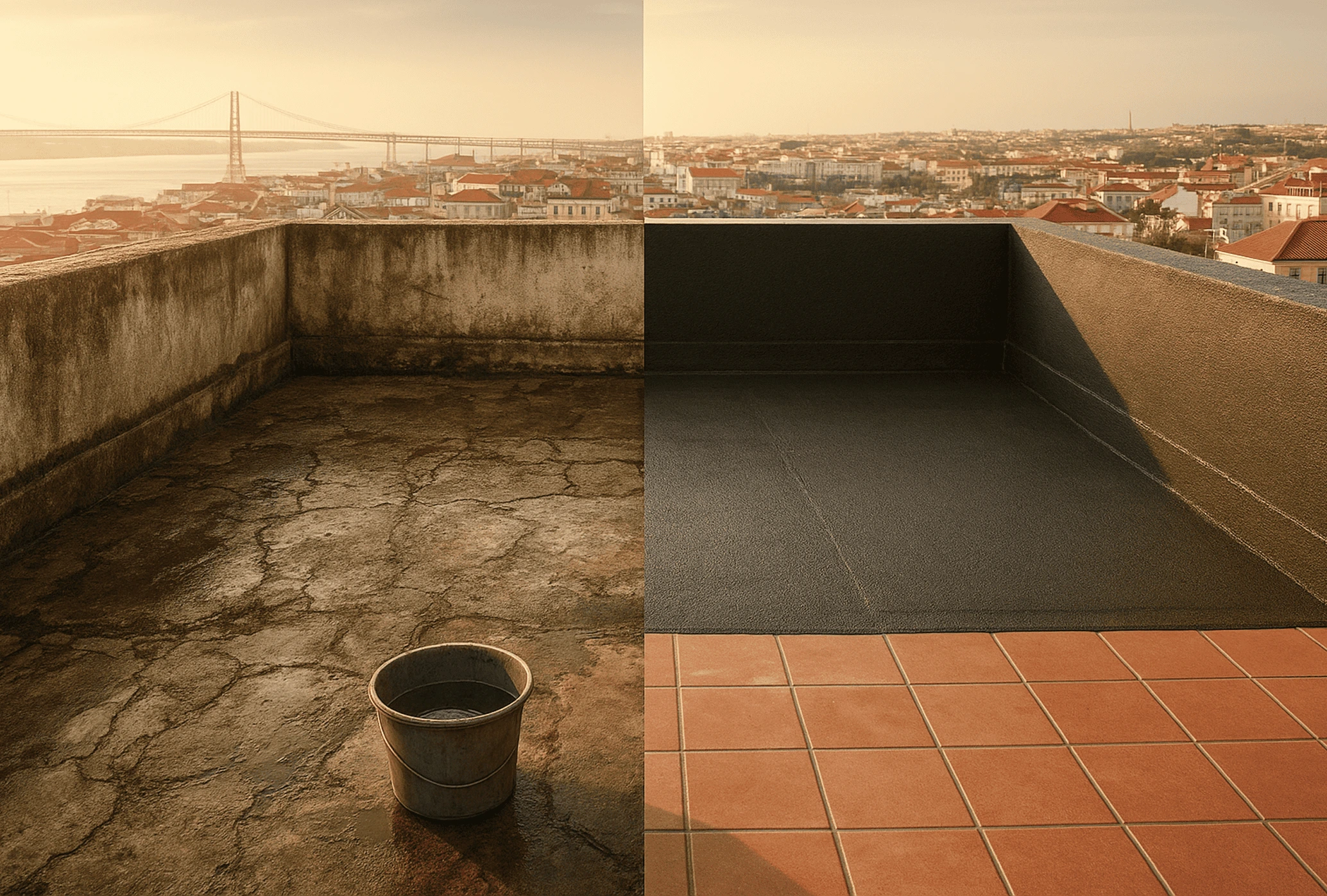 Isolamento de Terraços: o Drama que Começa com uma Pequena Mancha…