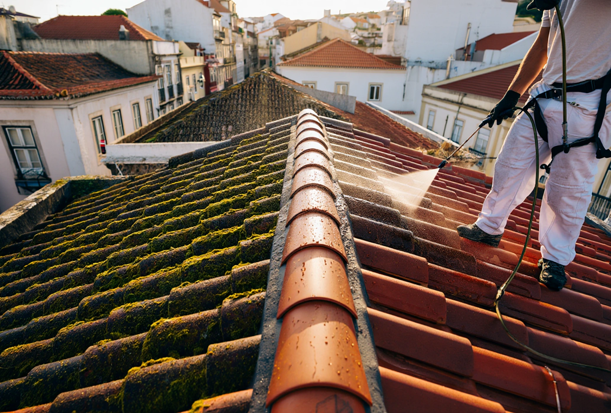 Limpeza de Telhados: Como Limpar, Quanto Custa e Evitar Dor de Cabeça!